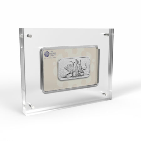 Royal Mint silver coin display case