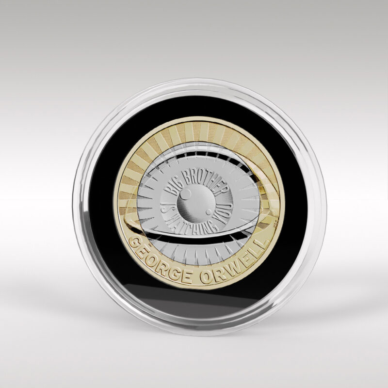 George Orwell commemorative coin design