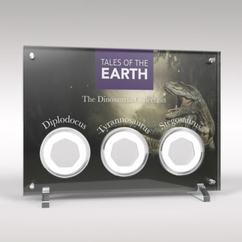 Tales of the Earth Dinosaur Coin Collection Display