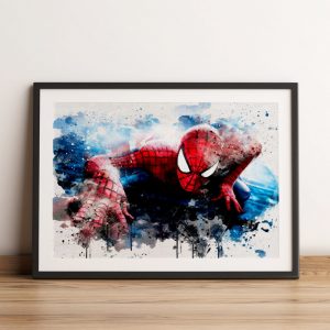 at Home Spiderman Canvas 16.0 x 1.3 x 16.0 Wall Art