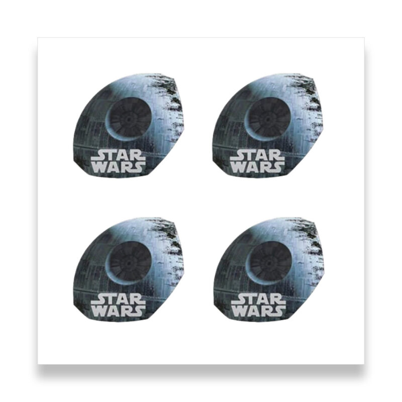 Four Star Wars Death Star cutouts